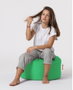Atelier Del Sofa Round Pouf - Green